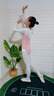 艾舞戈儿童舞蹈服女春秋保暖演出打底衣女童练功紧身打底衫隐形跳舞上衣 【高弹连脚套装 - 春秋】- 白色 140 XL码 高135-155cm重55-70斤 实拍图