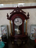 汉时（Hense）机械实木座钟客厅仿古台钟欧式复古坐钟古典报时钟表摆件HD07 椴木（31天机械机芯） 实拍图