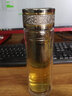怡斯佳 双层玻璃杯保温水杯 办公室商务茶水分离杯 玻璃 男泡茶杯  便携式车载透明过滤水杯 定制刻字 银色320ml 320ml 实拍图
