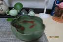 源老舍无孔水培花盆铜钱草花盆陶瓷水仙花睡莲碗莲荷花水培容器一叶莲盆 雪胎梅骨-中号 实拍图