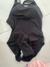 速比涛（Speedo）泳衣女专业游泳健身训练温泉度假纯色防晒抗氯连体泳衣 深蓝色 36 实拍图