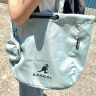 KANGOL官方新款抽绳大容量防水健身包单肩手提托特包男女上课通勤 薄荷绿 实拍图