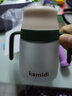 卡蜜迪（kamidi）宝宝牛奶吸管杯婴儿童带刻度玻璃喝水泡奶瓶直饮吸管水杯1-3-6岁 复古绿 230ml -覆膜牛奶杯 实拍图