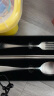 亚摩斯（Amos）钛餐具三件套筷子勺子叉子便携防烫抗菌高档钛筷礼盒送礼物包装女朋友男朋友AS-TIKFC01Z 实拍图