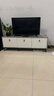 米客米家（MIKEMIJIA）电视柜现代简约小户型客厅落地储物柜轻奢电视机柜子茶几组合家具 三门款|灰色+暖白120*30cm 组装（自行安装） 实拍图