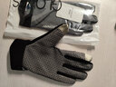 慕熙威尔 骑行手套男女全指薄款夏季户外运动登山旅行防晒山地车骑行防晒防滑摩托车手套钓鱼手套 灰色 S小码 实拍图