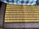 李记花果山沙发垫夏季凉垫麻将凉席沙发坐垫麻将块凉席竹席防滑垫贵妃可定制 蕾丝边碳化色【双牛筋+防滑底】 60cm*150cm 实拍图