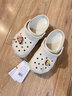 CROCS卡骆驰经典洞洞鞋儿童鞋户外童鞋休闲凉鞋拖鞋/206991/206990 骨白色-2Y2(含智必星) 30 (180mm) 实拍图