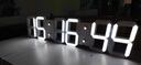 驰海（CHkosda）led电子挂钟数字时钟表挂墙壁比赛倒计时器大屏会议室万年历wifi 70x16.5cm盒装白字GPS卫星版 66.5cm 以上 实拍图
