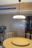 艾舍人台湾艾舍人客餐厅书房卧室现代简约亚克力中式LED隽永吊灯可调光 雾金砂黑 晒单实拍图