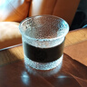 忆壶茶（YIHUTEA）茶杯玻璃品杯家用品茗杯防烫玻璃杯子功夫主人杯喝茶水杯 150ML竖纹杯2只装 实拍图