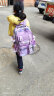 爱迪生发明家初中生书包黛露小学生大容量女生减负双肩背包 2260-2 紫色大号 实拍图