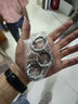 儿童自行车中轴轴承童车前轮珠架球架单车后轮钢珠连体拐全套配件 3.8cm一对(连体中轴球架) 实拍图