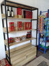 化妆品货柜鞋架烟酒展柜产品展示柜展示架化妆品展示柜仓储货架鞋店样品陈列置物架隔断层架美容院货柜 六层长120宽34高200带柜 实拍图