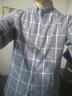 红豆（Hodo）【100%纯棉】长袖衬衫男25秋季格纹长绒棉休闲磨毛衬衣男款 实拍图