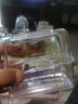 喜帅 鸟食盒2个装 透明分格鸟食盒防溅防撒外置喂食器鹦鹉鸟笼用品 实拍图
