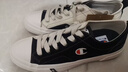 Champion美国冠军板鞋女男 日系休闲撞色简约百搭帆布鞋24FWK05 黑色 41  实拍图