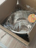 合兴利不锈钢盆彩色盆沥水篮洗菜盆和面盆饭盆两件套厨房揉面家用铁汤盆 蓝色1个/26cm 彩色盆单个/不带洗米盆 实拍图