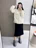 回力女鞋雪地靴女2026年夏季新款棉鞋女加绒加厚短靴百搭保暖二棉鞋女 金色 37 实拍图