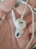 SevenLove耳机有线半入耳式手机电竞电脑适用于苹果vivo小米oppo红米华为荣耀三星MP3睡眠降噪3.5圆孔type-c 音乐游戏语音通话耳麦【白色】 实拍图