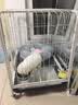 蔻丝狗笼子小型犬中型犬室内家用带厕所分离折叠免安装狗笼子柯基柴犬 加粗特厚方管【62*46*52】柯基  实拍图