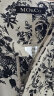 MO&Co.春季满幅玫瑰印花花苞高腰宽松长裤MBB1PAT022 白底黑花 S/160 晒单实拍图
