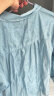 茵曼【明星同款】莱赛尔开衫休闲衬衫2024年夏女装高级感洋气外搭上衣 经典款-浅蓝色 L 晒单实拍图