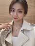 法蔻【生日礼物】孔雀石欧美法式方块项链女超火吊坠送女友老婆 孔雀石项链 实拍图