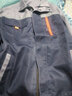 装耐春秋长袖工作服套装男女劳保服套装汽修装修物业家政工程服车间服 长袖五代上灰下篮 2XL 180 上衣 实拍图