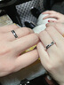周生生 V＆A博物馆白金钻石戒指情侣情诗求婚结婚40096R定价 09圈 实拍图