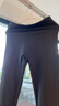 蕉内（Bananain）【赵露思同款】热皮306+女士保暖打底裤鲨鱼裤瑜伽裤高腰显瘦秋冬 黑色(轻暖单件装) XL 实拍图