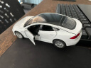 翊玄玩具 特斯拉model玩具车汽车模型原厂合金车模摆件儿童男孩小汽车玩具 大号Model3 白色 实拍图