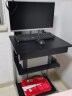 Frankwood小户型可移动办公台式电脑桌小型家用卧室电脑桌迷你笔记本小书桌 黑色 晒单实拍图