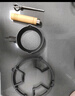 卡罗特 铸铁平底锅迷你煎蛋锅小煎锅家用煎蛋神器热油锅无涂层小铁锅 10CM煎锅（带燃气灶支架）需开锅 实拍图