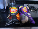乐事（Lay's）原装进口 原切薯片真薯 新奇特零食薯片 黑松露味（断货王）184.2g1袋 实拍图