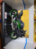 美驰图1:18 摩托车 模型 机车川崎h2r模型 玩具 仿真 跑车男生礼物 川崎H2R黑色 实拍图