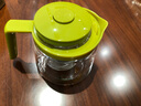 恒福 玻璃茶壶旋转式茶水分离泡茶壶茶具高档加厚耐高温懒人飘逸杯 得意壶一代（恒福专色） 700ml 实拍图