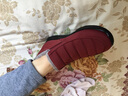 布瑞京冬季棉鞋老北京布鞋保暖羊毛鞋中老年男女休闲鞋轻便软底老人鞋 红色女款羊毛 40 (250mm) 实拍图