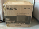 卓乐（JOYO）电吉他音箱电箱便携带鼓机效果器练习演奏民谣弹唱音响 DC-15+CM-12吉他线礼包 实拍图
