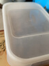 箱居杂物收纳盒零食玩具桌面储物盒家用简约宿舍衣柜衣服塑料整理箱 小号无盖【2只装】 实拍图