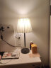好莱仕卧室床头公主暖光创意可爱婚房现代简约个性布罩调光阅读led台灯 斜罩台灯送7WLED暖光 实拍图