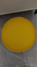 孜度小凳子家用矮凳皮凳子沙发凳换鞋凳小圆皮墩子沙发凳圆形南瓜凳子 柠檬黄 24cm 高（直径36cm）主图模特尺寸 实拍图
