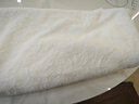 华思美酒店宾馆纯棉白浴巾白色美容院足浴全棉专加大加厚白毛巾批發 800克90*180 0x0cm 实拍图