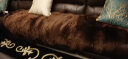 澳羊一族 澳洲皮毛一体纯羊毛沙发垫整张羊皮羊毛飘窗垫客厅卧室椅垫 咖啡色 1拼 100cm×70cm 实拍图