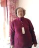 奉孝中老年女装摇粒绒卫衣妈妈装秋装外套老年人衣服秋冬奶奶装 601款枣红 3XL（建议130-145斤） 实拍图
