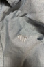 海澜之家（HLA）长袖衬衫男牛津纺翻领轻商务纯棉衬衣男春秋 蓝灰22 L 175/96A 推荐74-80kg 实拍图