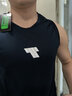 昇亿 运动背心篮球背心男士肌肉运动健身背心马甲速干训练服跑步夏季 蓝色 XL 实拍图
