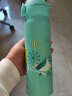 膳魔师（THERMOS）不锈钢保温杯车载水杯湖水绿500ml保冷杯学生男女礼物JNL-500TWTB 实拍图