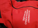 啄木鸟连帽外套男士秋冬季新款潮流工装夹克宽松休闲上衣服加厚加绒男装 11030/JR601红色加绒 2XL 实拍图
