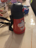 杯具熊（BEDDYBEAR） 学饮儿童保温杯带手柄背带刻度宝宝防呛吸管杯小号幼儿园杯子 学饮红斑马-防呛型+杯刷 320ml 实拍图